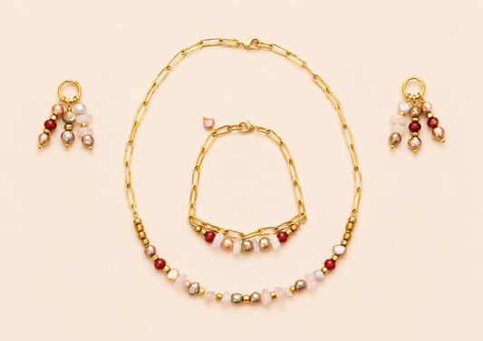 Luse Set – Necklace, Bracelet & Earrings