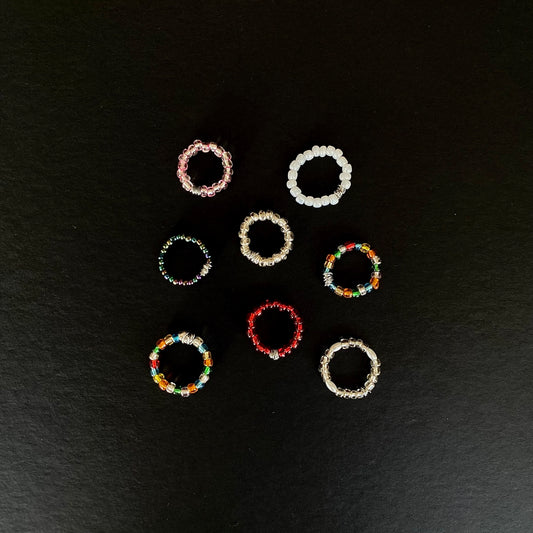 Ring Set (Silver Toned) - Bundle of 8