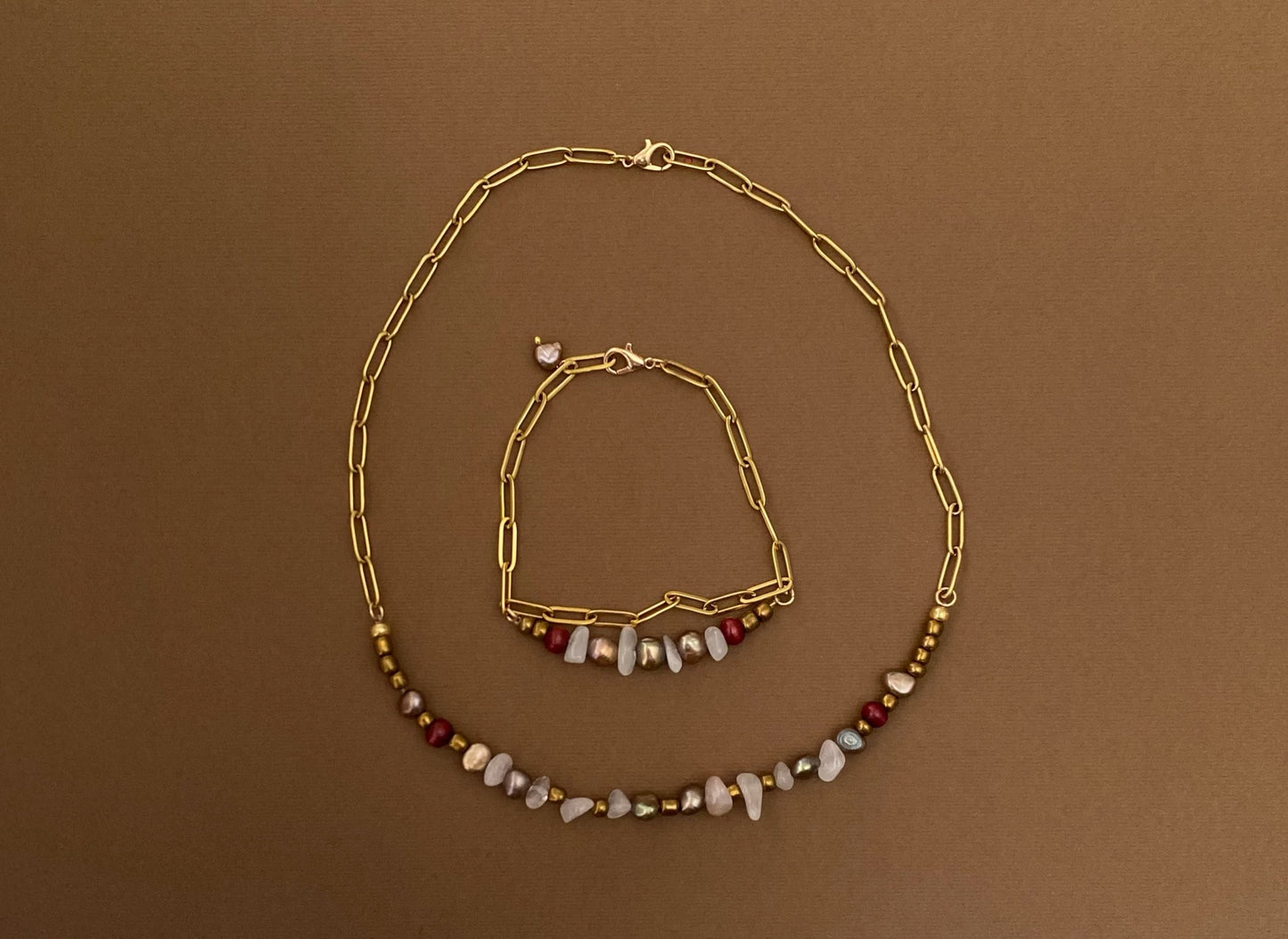 Luse Set – Necklace, Bracelet & Earrings