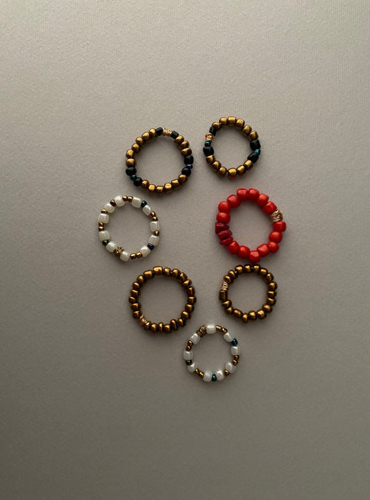 Ring Set (Gold Toned) - Bundle of 6