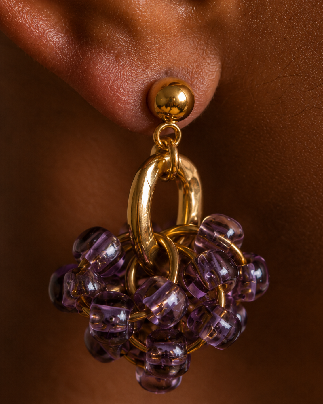 everyday zuri earrings grape