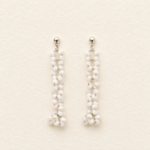 mwrzi earrings — white