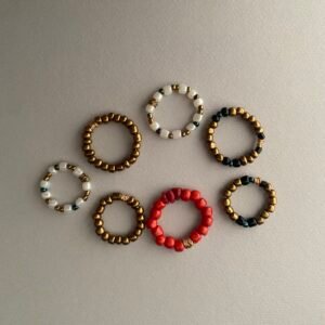 rings (gold toned)