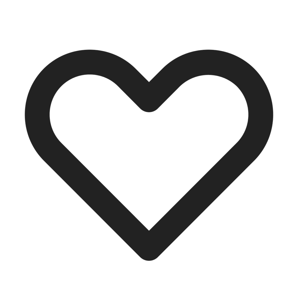 Our Story heart outline icon lg